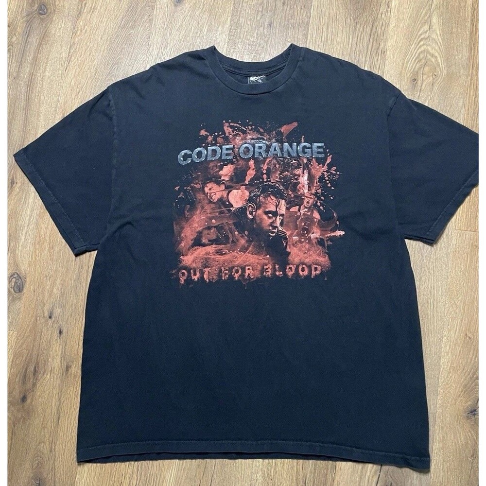 Code Orange Black 2XL Concert Out For Blood Tour Shirt 2022 Underneath